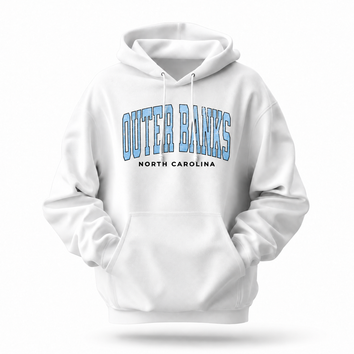 Outer Banks North Carolina Collegiate Arch Hoodie