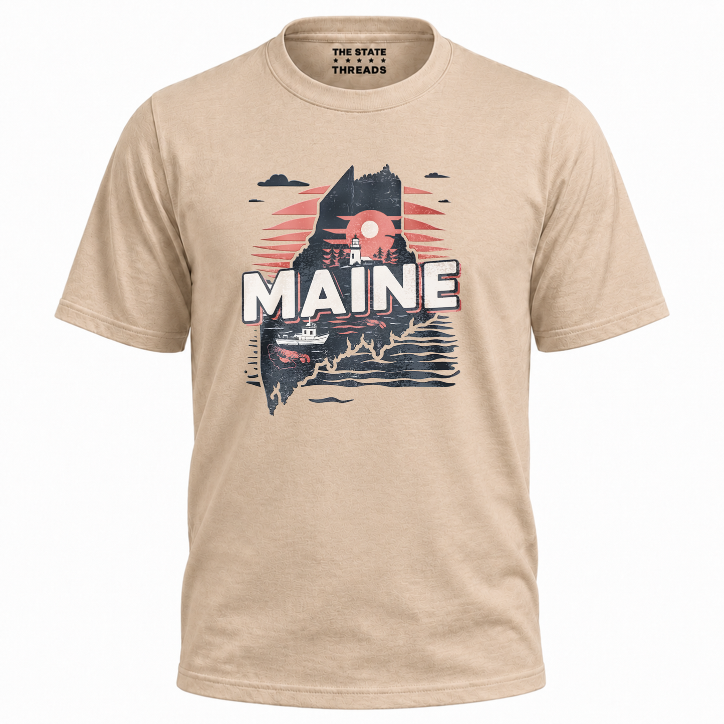 Maine Coastal Lighthouse State Pride Shirt