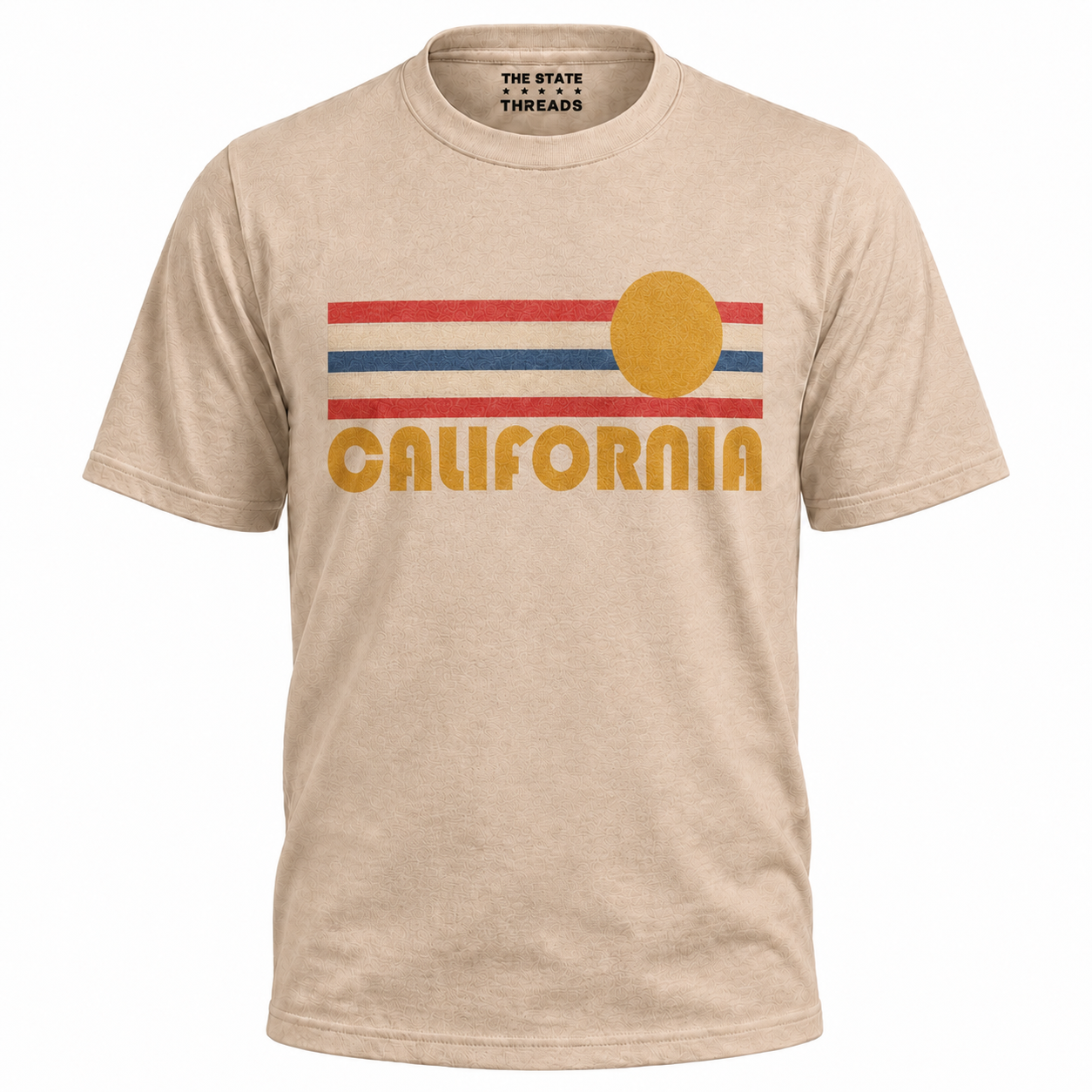 California Retro Sunset Stripe Shirt