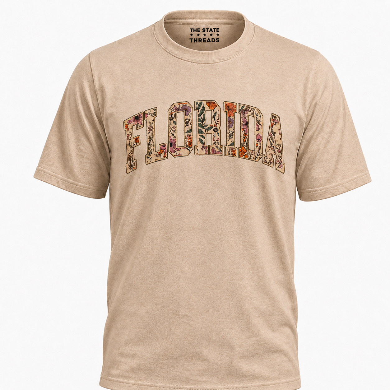 Florida Floral Varsity Preppy Sunshine State Vintage Shirt