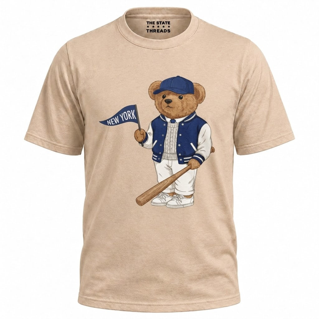 New York Baseball Bear Shirt