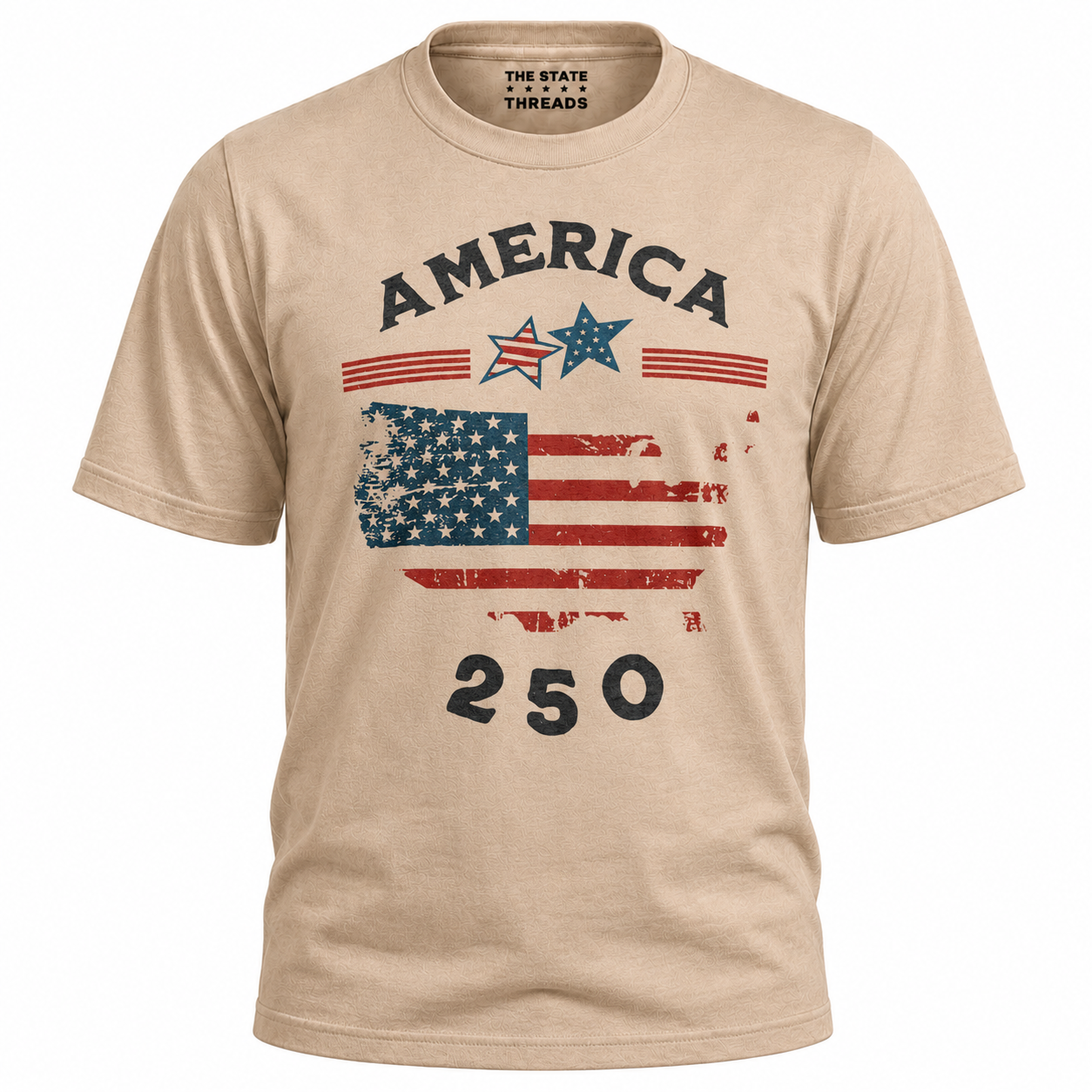 America 250 Years USA Map Flag Shirt