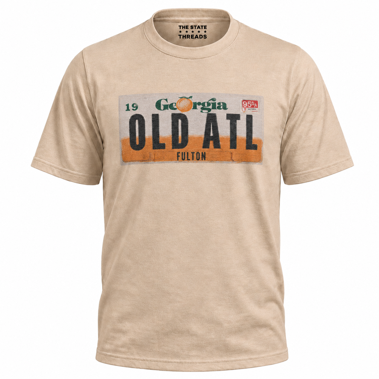 Old ATL Georgia Peach License Plate Vintage Shirt