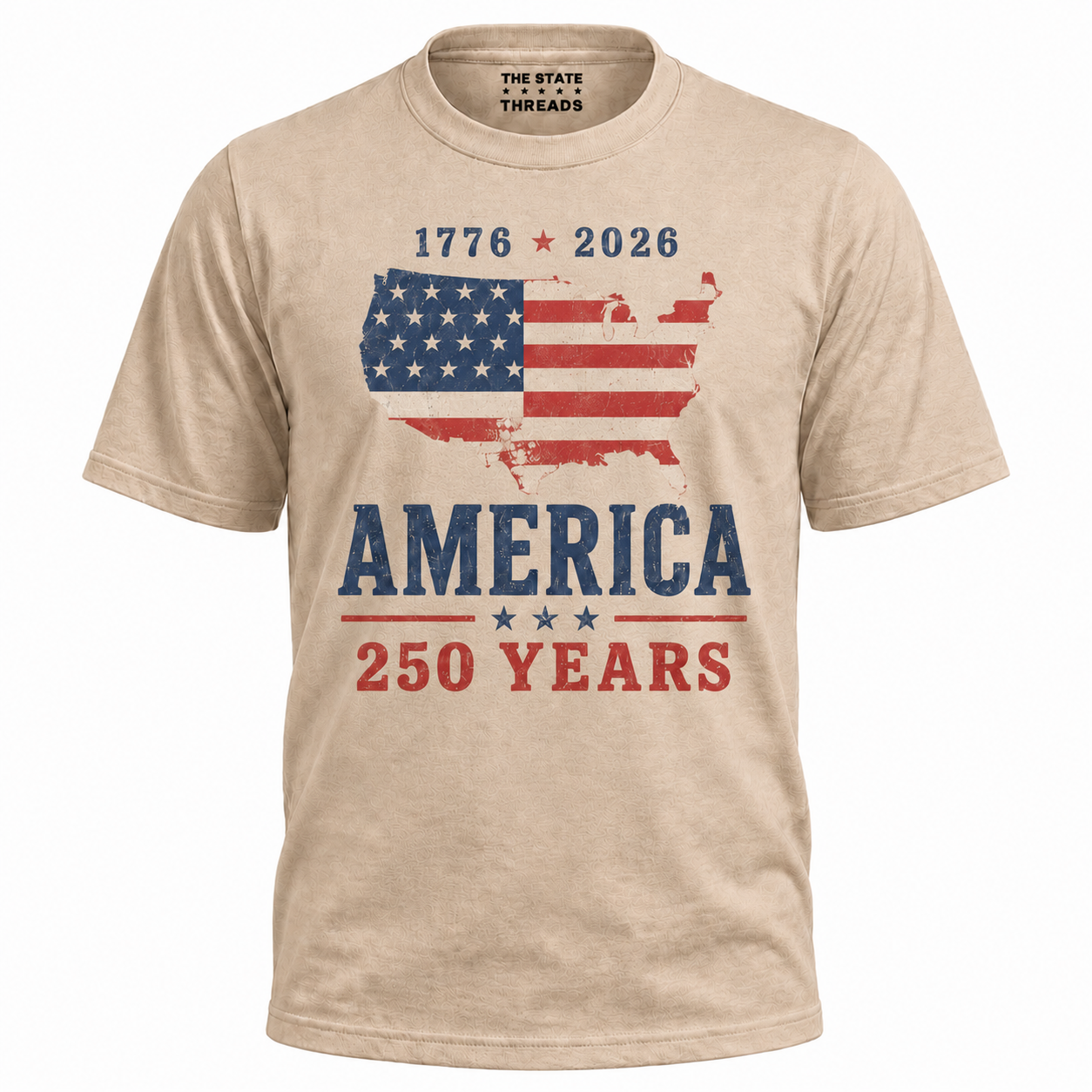 America 250 Years Flag Map 1776 2026 Shirt