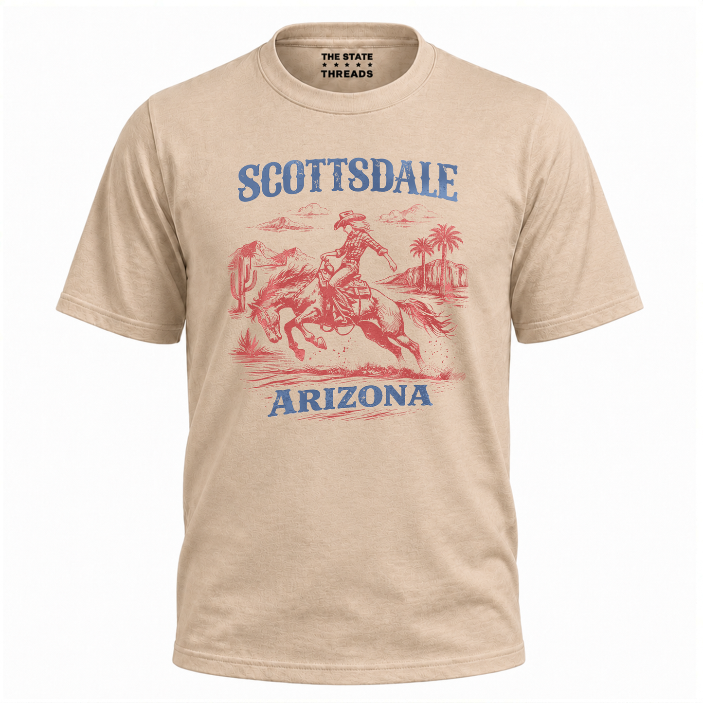Arizona Scottsdale Cowboy Rodeo Retro Western Shirt