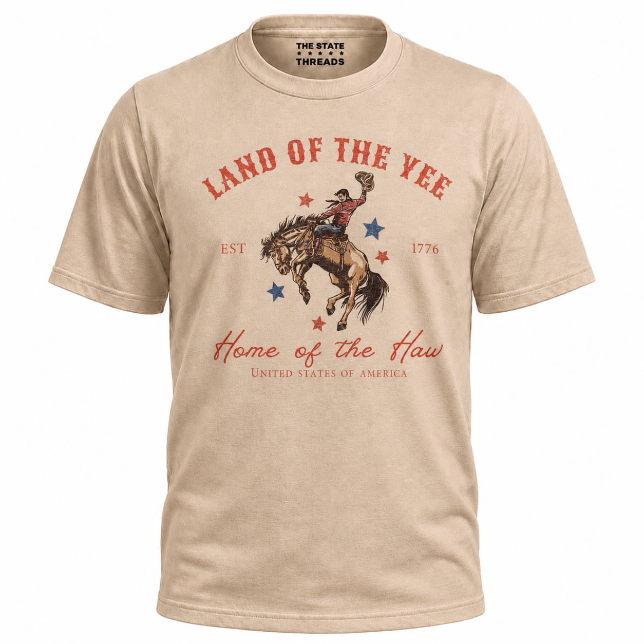 America Land of the Yee Haw Cowboy Shirt