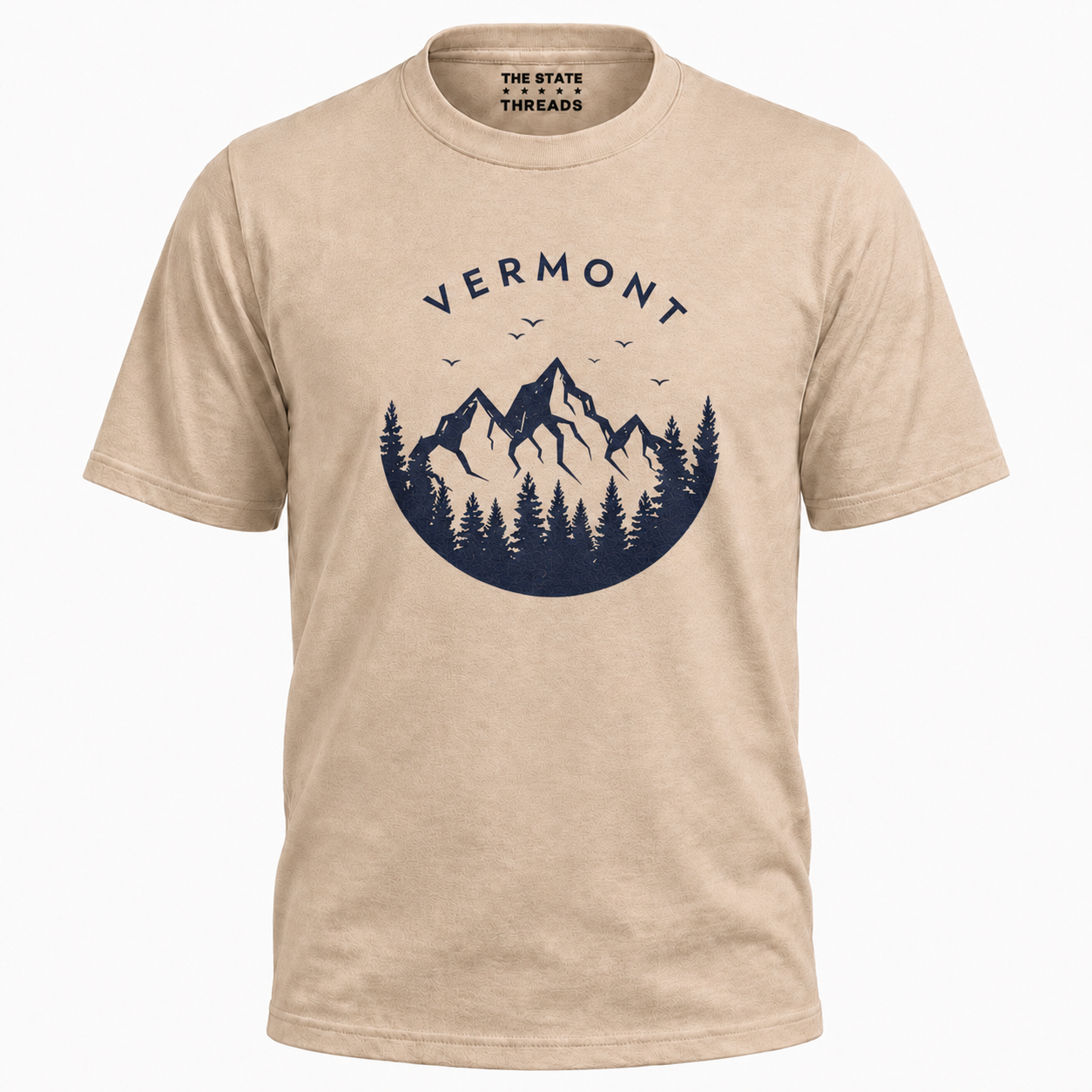 Vermont Mountain Forest Badge Shirt
