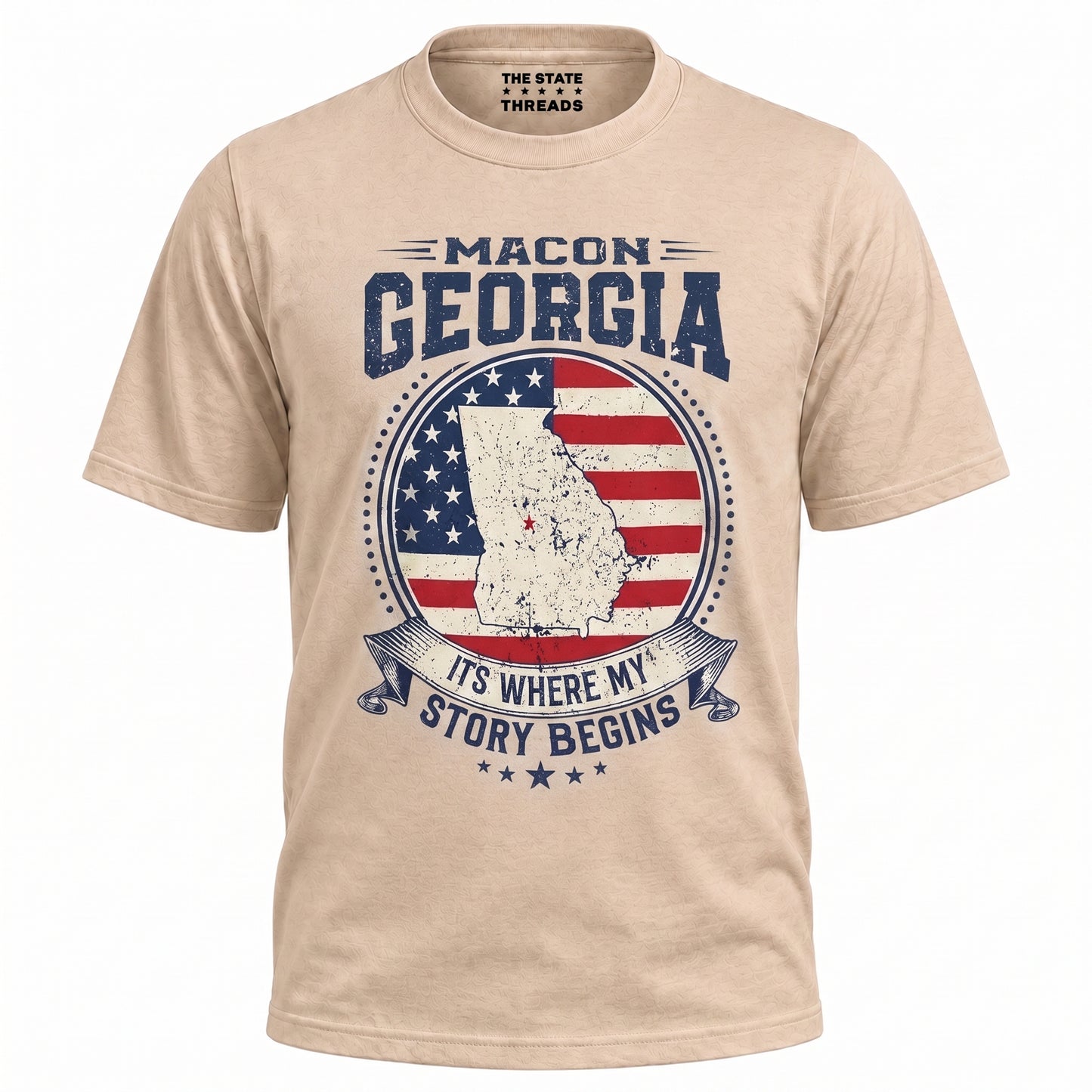 Product Name: Macon Georgia Story Begins Vintage Shirt