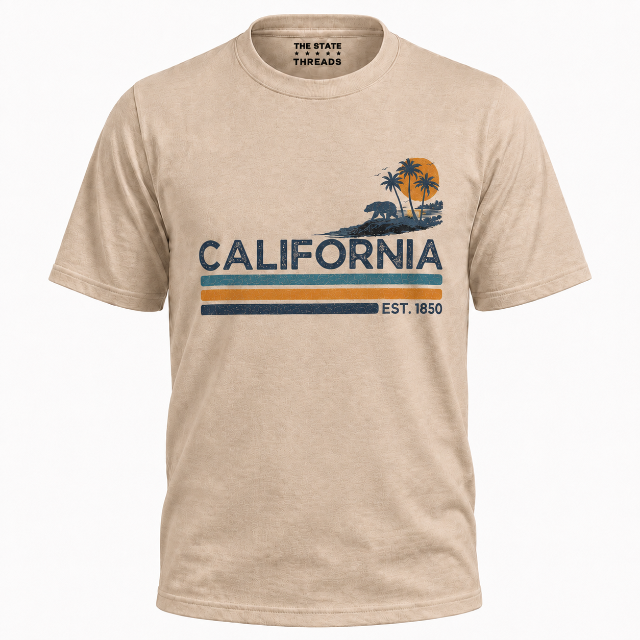 California Bear Palm Tree Sunset Shirt