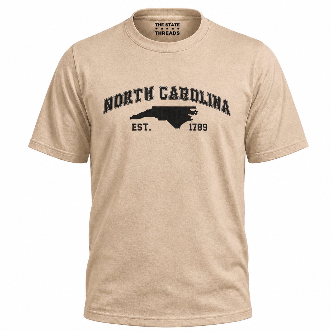 North Carolina State Map EST 1789 Collegiate Shirt