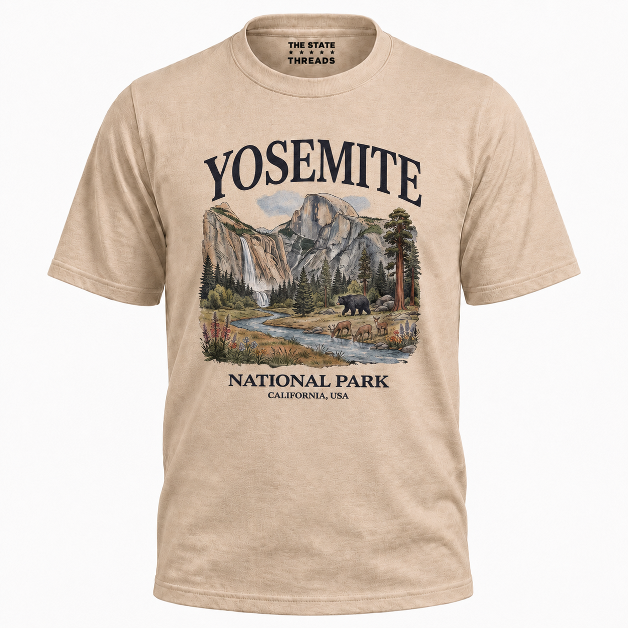 Yosemite National Park California Vintage Wildlife Bear Shirt