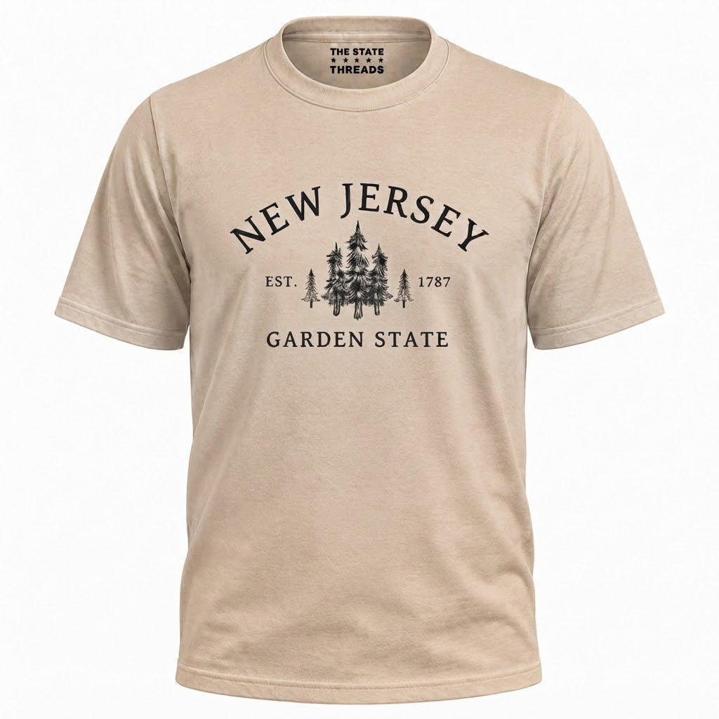 New Jersey Garden State Pine Trees Vintage Forest Shirt