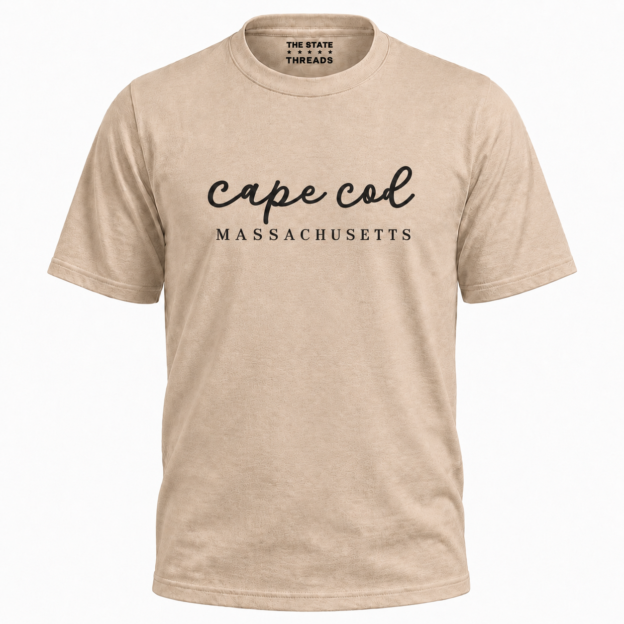 Massachusetts Cape Cod Coastal Script Shirt