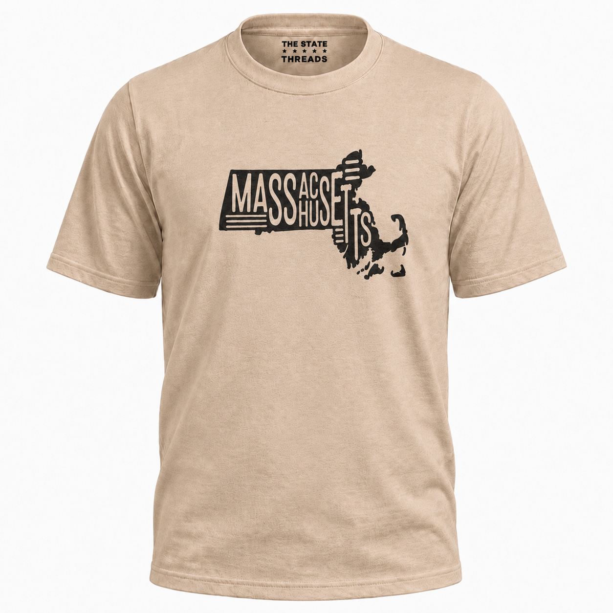 Massachusetts State Map Graphic Pride Shirt