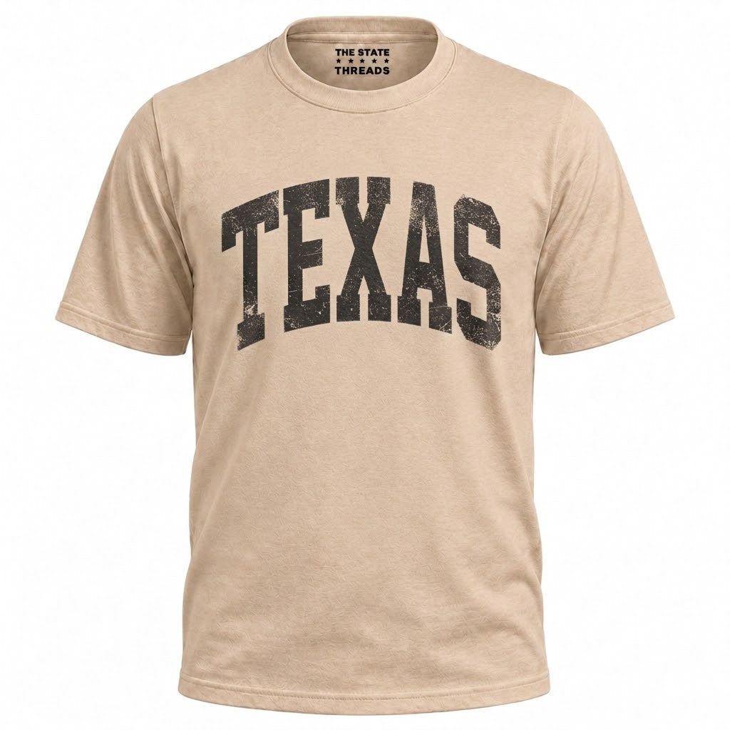 Texas Retro Distressed Vintage State Pride Shirt