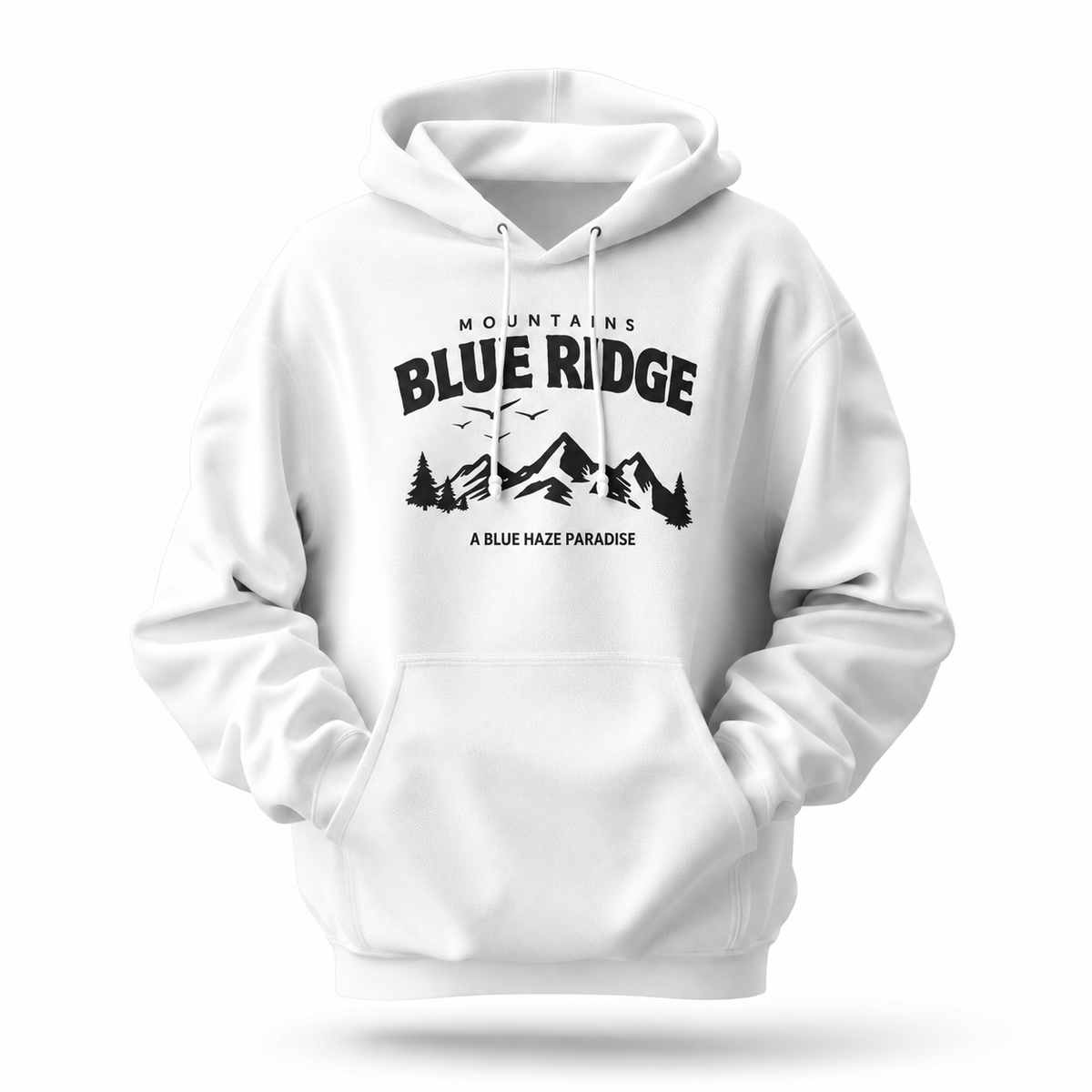 Blue Ridge Mountains A Blue Haze Paradise Hoodie