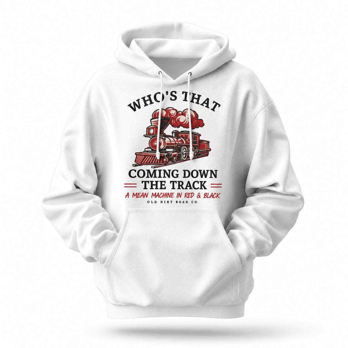 America Who's That Coming Down The Track Hoodie