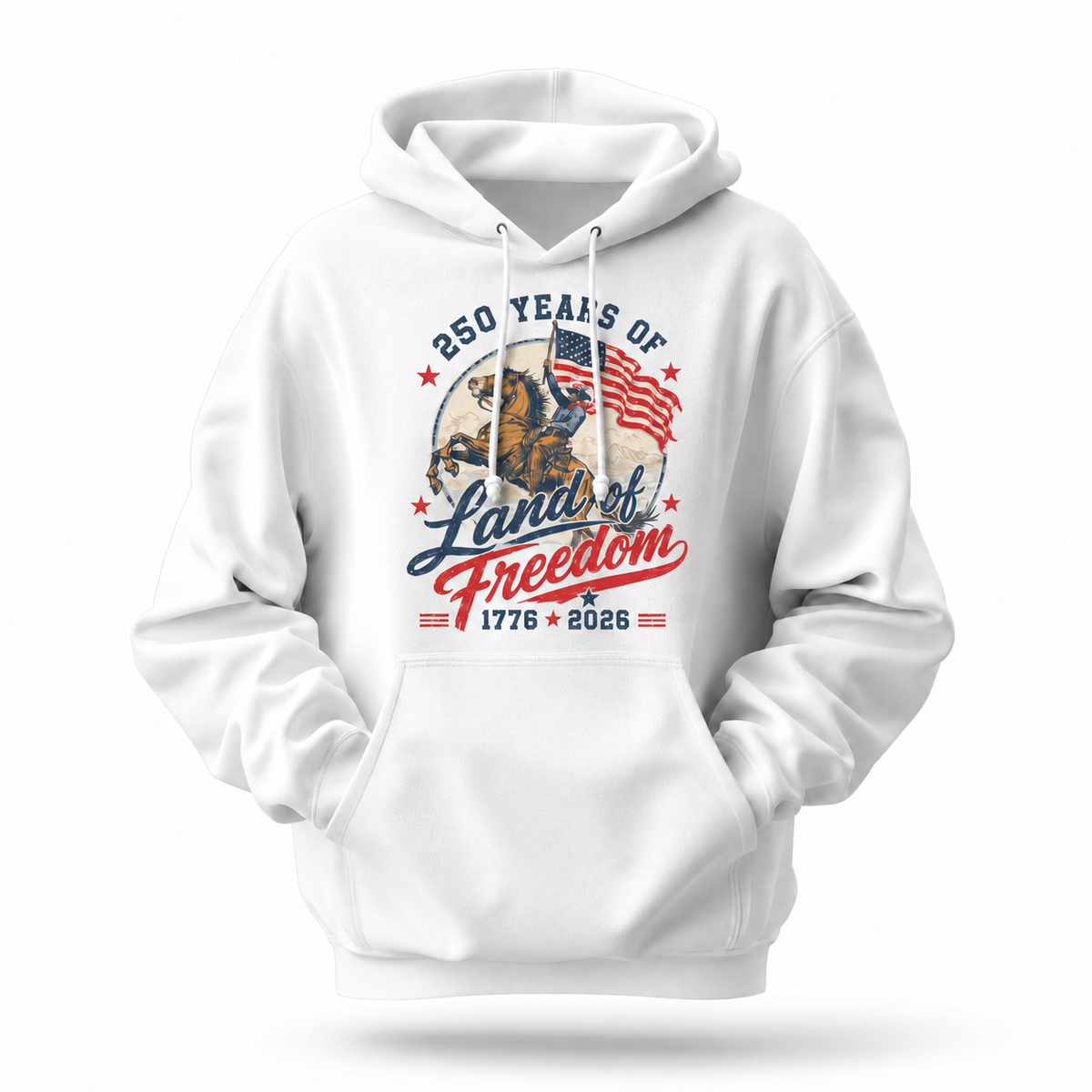 America 250 Years Land Of Freedom Hoodie