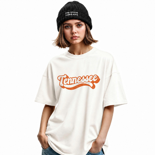 Tennessee Retro Orange Script Game Day Shirt
