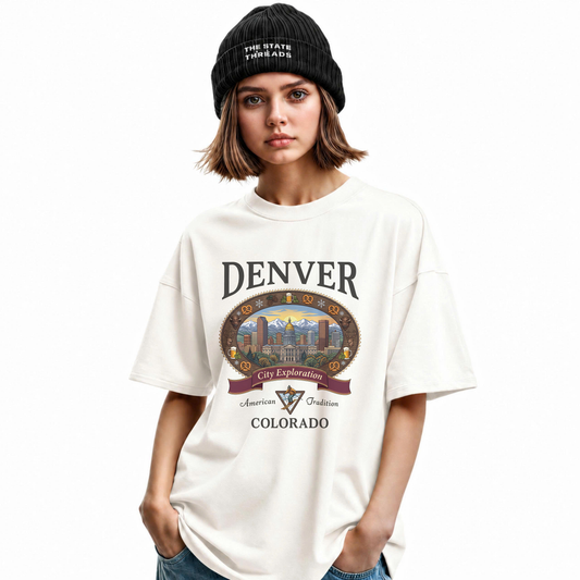 Denver Colorado Mountain City Exploration Shirt
