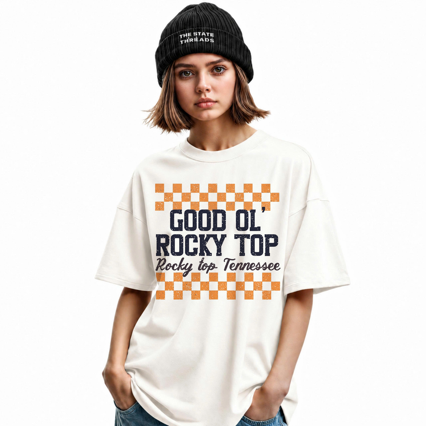 Tennessee Good Ol' Rocky Top Checkerboard Shirt