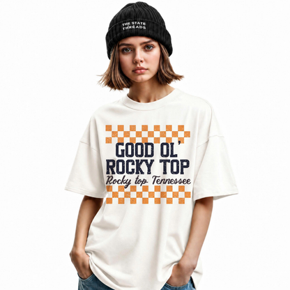 Tennessee Good Ol' Rocky Top Checkerboard Shirt