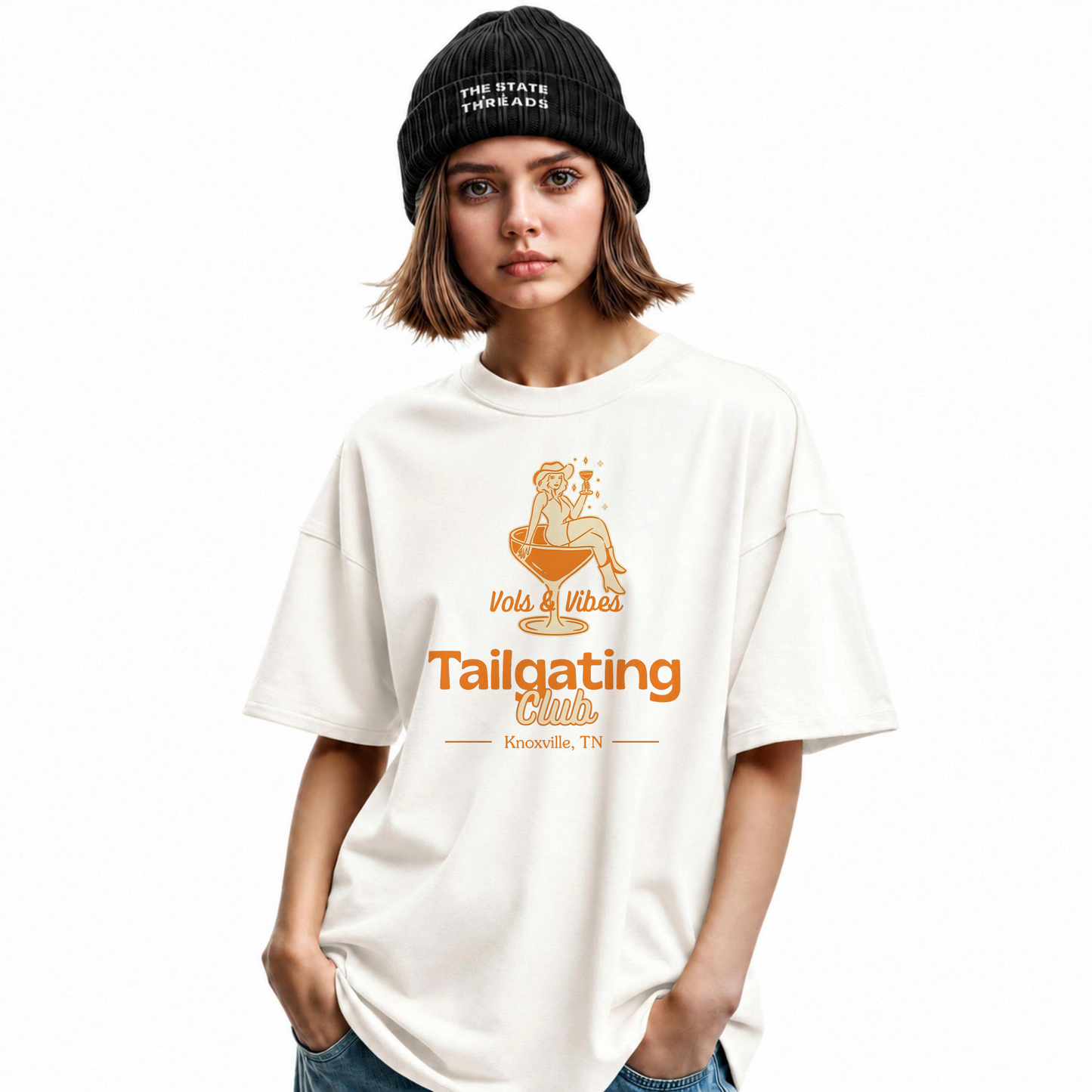 Knoxville Tennessee Tailgating Club Retro Cowgirl Shirt
