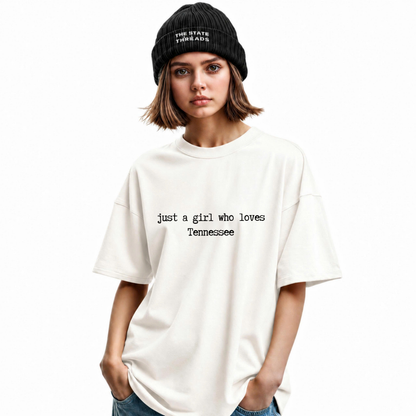 Tennessee Just A Girl Who Loves Minimalist Shirt