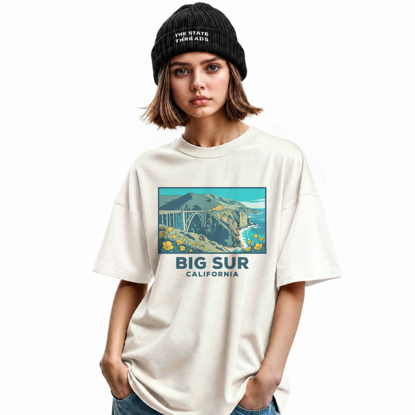 California Big Sur Coastal Bridge Nature Adventure Shirt