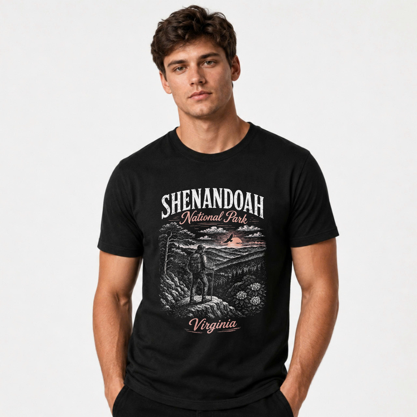 Shenandoah National Park Virginia Vintage Hiking Shirt