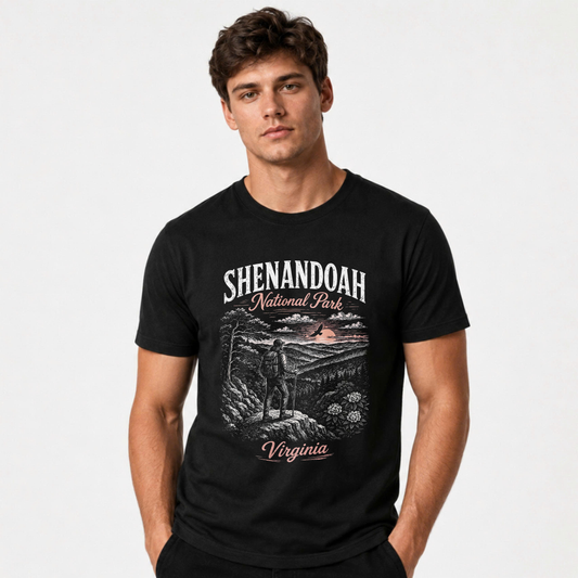 Shenandoah National Park Virginia Vintage Hiking Shirt
