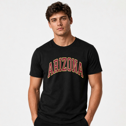 Arizona Vintage Varsity Block Lettering Shirt