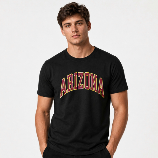 Arizona Vintage Varsity Block Lettering Shirt