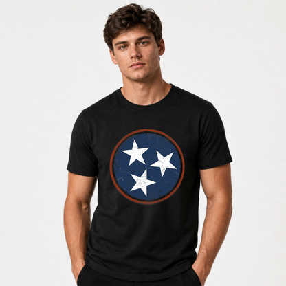 Tennessee Tri-Star Flag Vintage Shirt