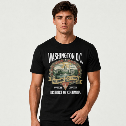 Washington DC Historic Discovery American Tradition Shirt