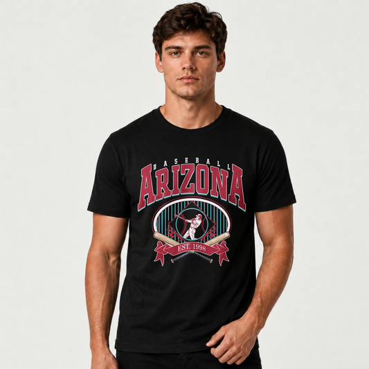 Arizona Baseball EST 1998 Vintage Batter Stadium Shirt
