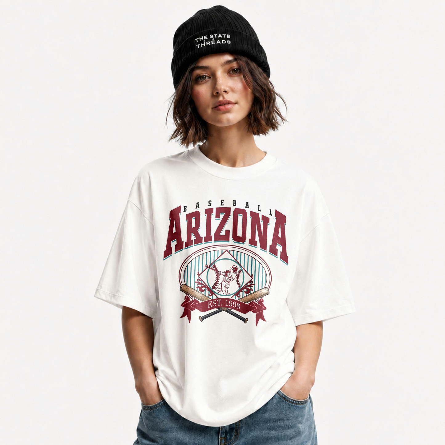 Arizona Baseball EST 1998 Vintage Batter Stadium Shirt