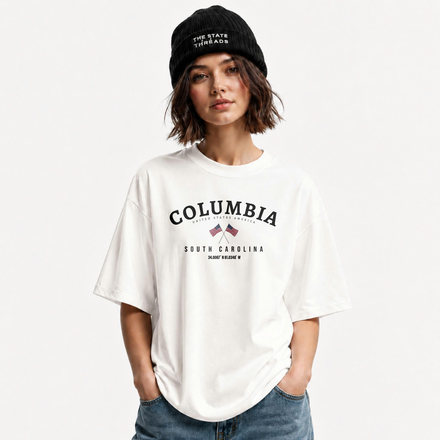 South Carolina Columbia Crossed Flags City Pride Shirt