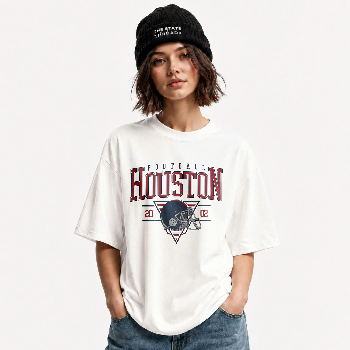 Houston Football Vintage Helmet Gameday Shirt