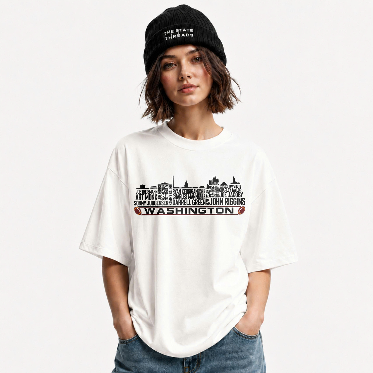 Washington DC Football Team Legends Skyline Shirt
