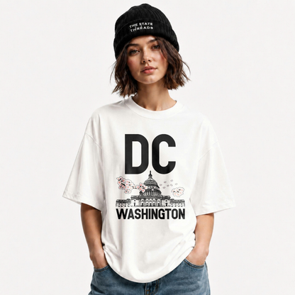 Washington DC Cherry Blossom Capitol Vintage Shirt