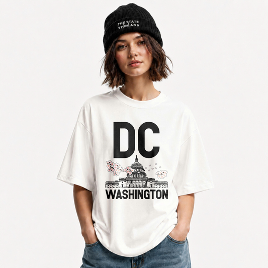 Washington DC Cherry Blossom Capitol Vintage Shirt