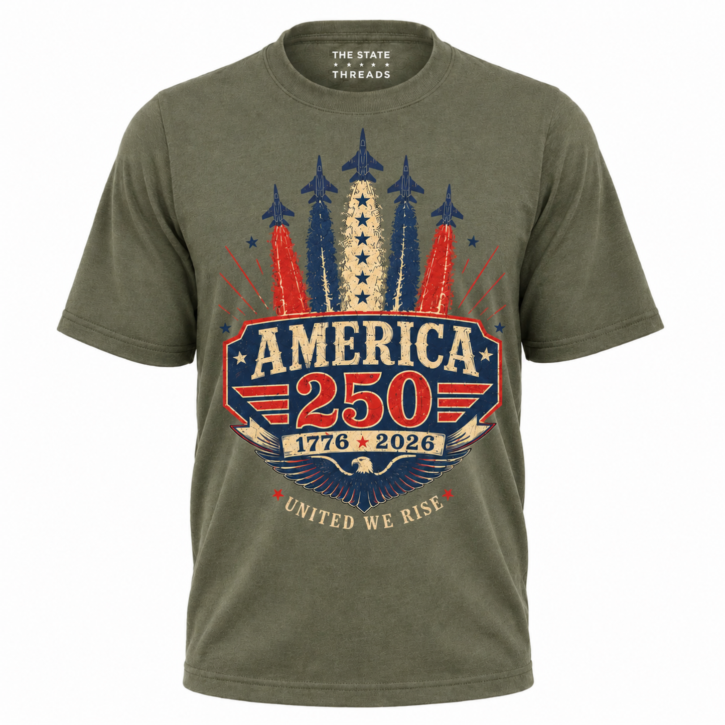 America 250 United We Rise 1776 2026 Shirt