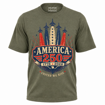 America 250 United We Rise 1776 2026 Shirt