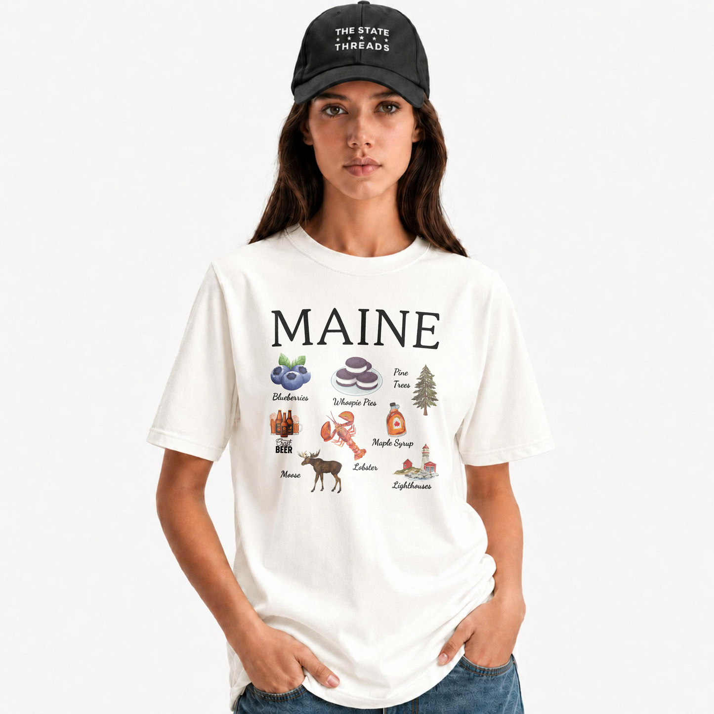 Maine Icons State Pride Shirt