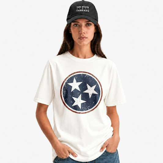 Tennessee Tri-Star Flag Vintage Shirt