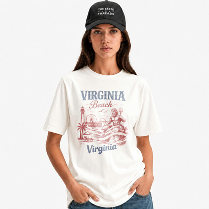 Virginia Beach Coastal Boardwalk Vintage Shirt