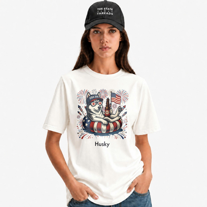 America 250 Patriotic Dogs July 4th Shirt