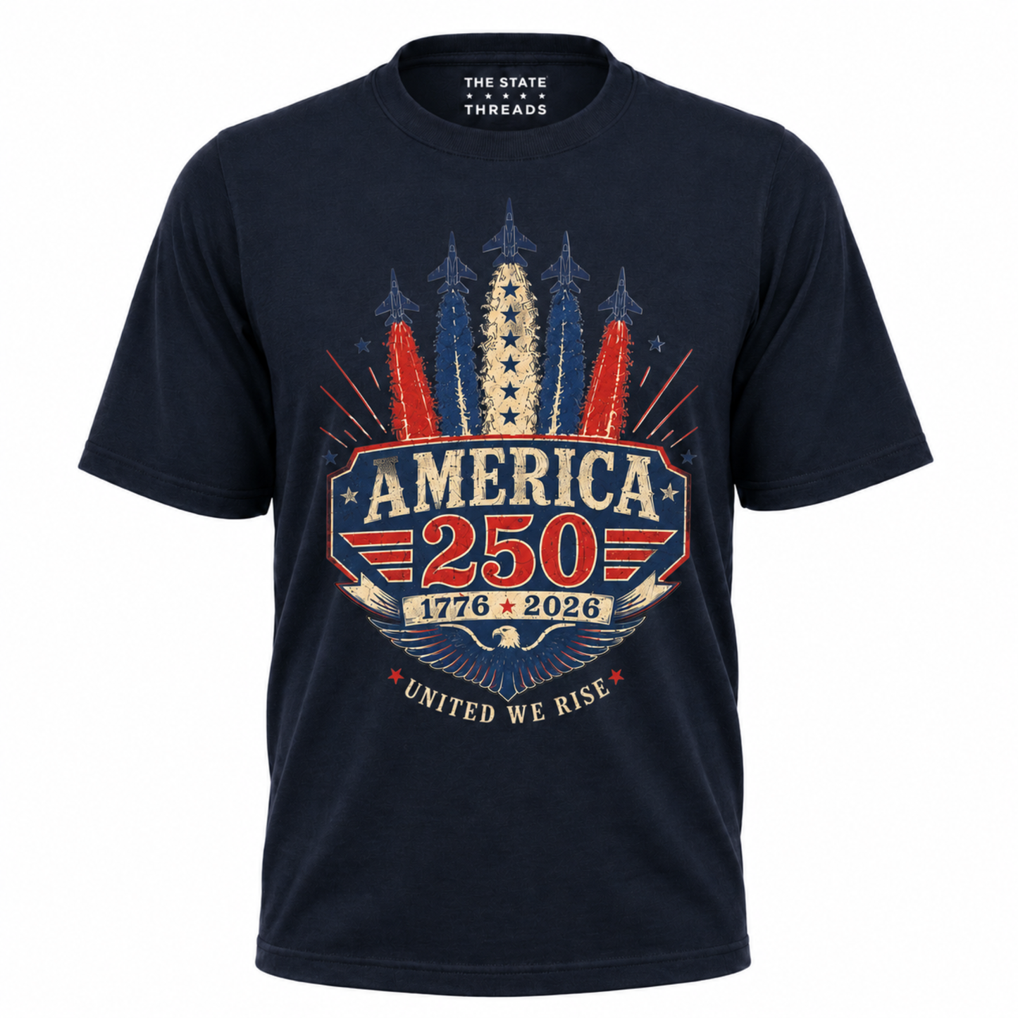 America 250 United We Rise 1776 2026 Shirt