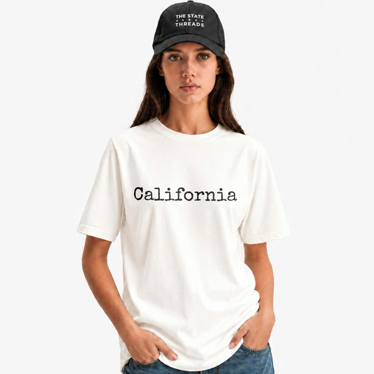 California Minimalist Retro State Pride Shirt